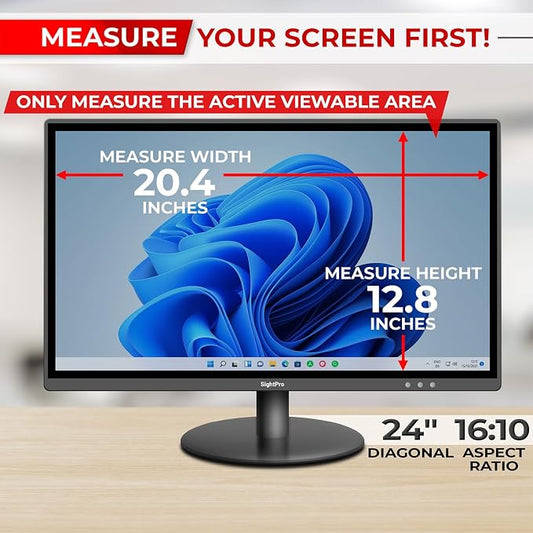 24 Inch 16:10 Computer Privacy Screen Filter - Image 2
