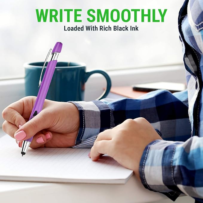 Stylus Pen for Touch Screens & Writing Pens, - 2 in 1 - Image 6
