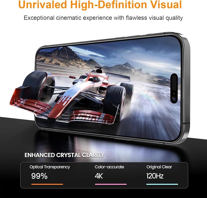 OneFish Full Edge Coverage Tempered Glass Screen Protector - Image 5