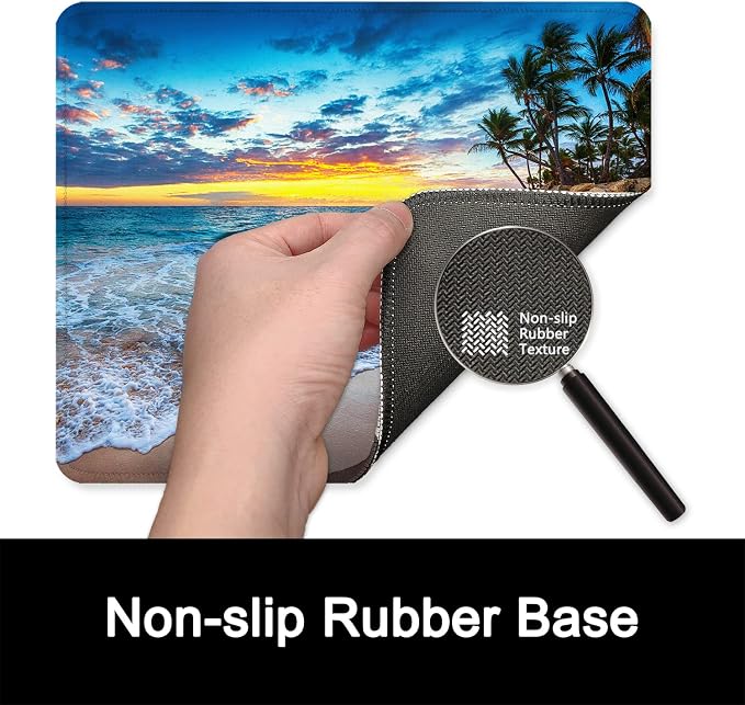 ITNRSIIET Mouse Pad with Stitched Edge Premium Textured Smooth Precise - Image 4
