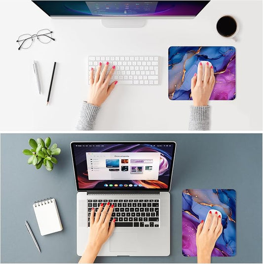 ITNRSIIET Mouse Pad Non-Slip Rubber Base Smooth Surface Stitched Edges - Image 2