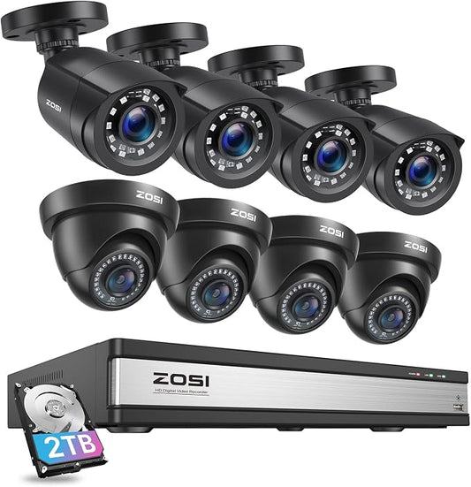 ZOSI 16CH H.265+ 1080P Home Security Camera System by ZOSI