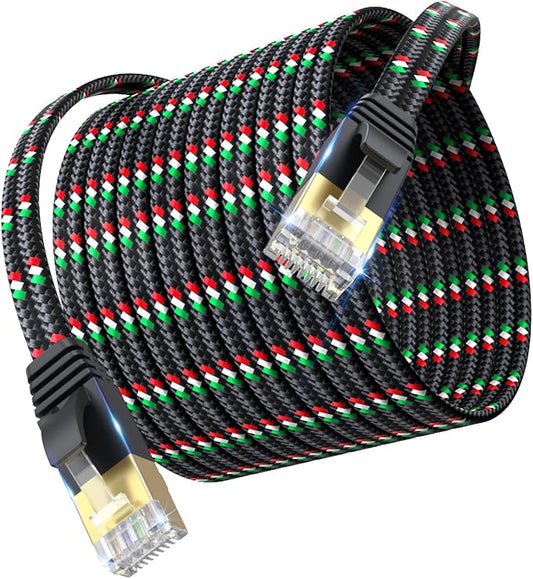 SNANSHI Cat 7 Ethernet Cable 100 ft by SNANSHI