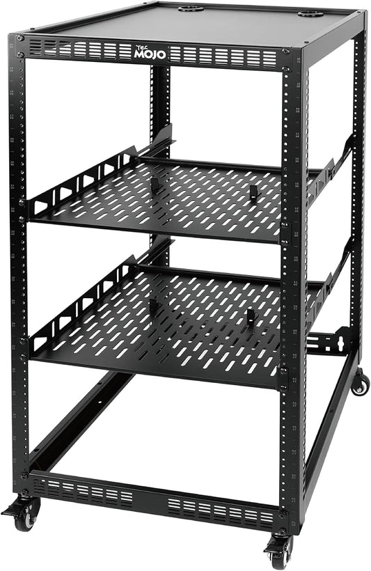 TECMOJO 20U Open Frame Network Rack by Tecmojo