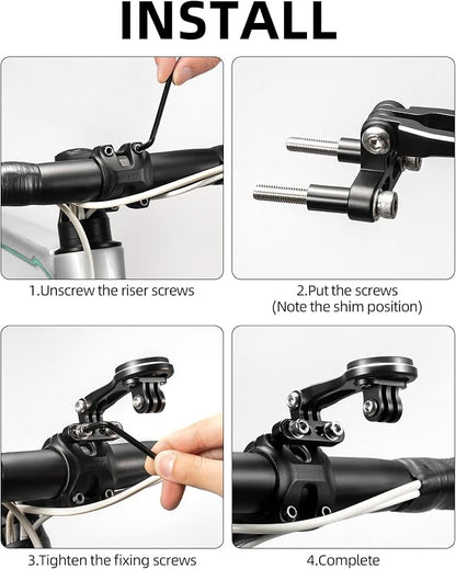 ROCKBROS Bike Computer Mount Adjustable Out-Front Bicycle Computer Mount - Image 7