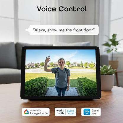 Geeni Halo 3MP Smart Video Doorbell Camera – Battery Powered or Hardwired - Image 7