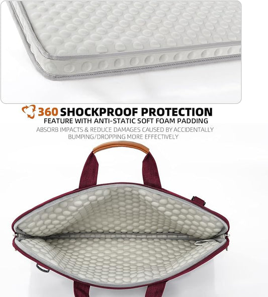 KINGSLONG Slim 17.3 inch Laptop Bag Sleeve Carrying Case - Image 2