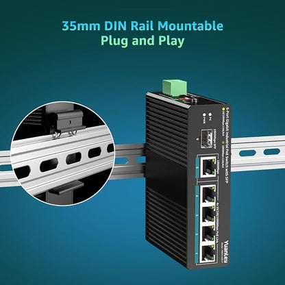 YuanLey 6 Port Industrial Switch - Image 7