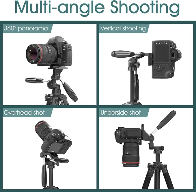 UBeesize 74" Camera Tripod - Image 4