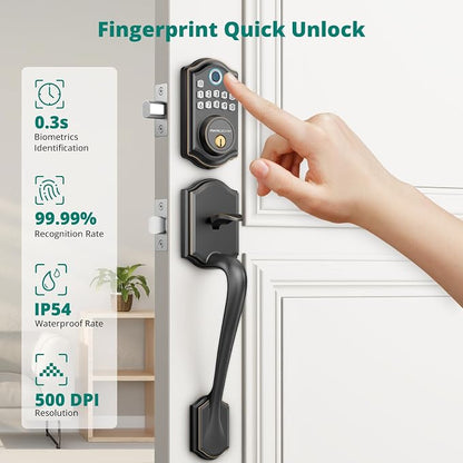 AkaGear DS10 Keyless Entry Door Lock - Image 2