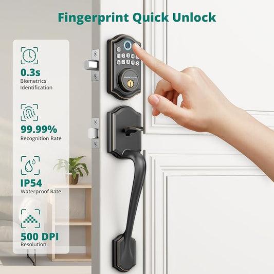 AkaGear DS10 Keyless Entry Door Lock - Image 2
