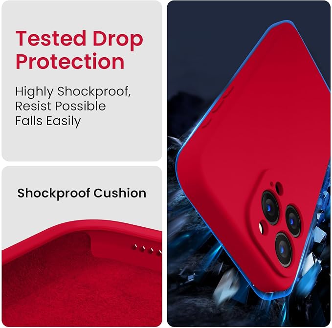 FireNova Designed for iPhone 15 Pro Case, Silicone Upgraded Phone Case with - Image 4