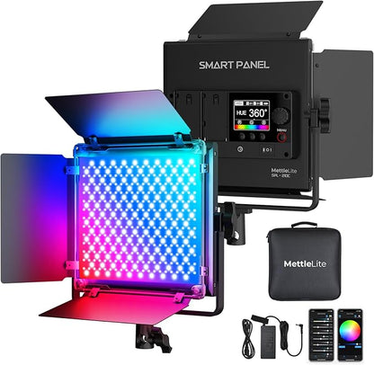 Mettlelite LS800C RGB Light Stick and Mettlelite SPL210C LED Video Light Full - Image 6