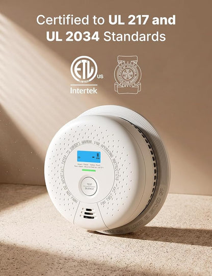 X-Sense Smoke and Carbon Monoxide Detector Combo, Wireless Interconnected - Image 2