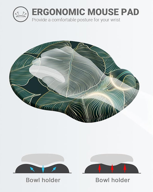 Ergonomic Mouse Pad Wrist Support, Comfortable Mouse Pad Wrist Rest, Relieve - Image 2
