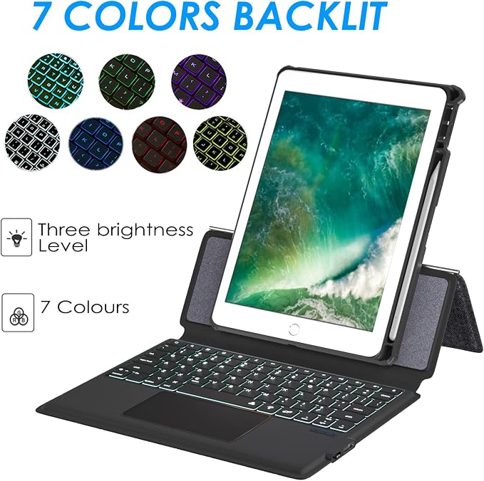 iPad 9.7 Keyboard Case for iPad 6th Gen 2018 - Image 5