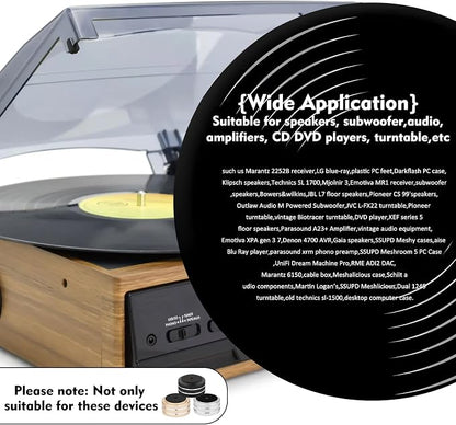 Monosaudio 4Pcs Audio Isolation Feet Turntable Feet 40x20mm Turntable Isolation - Image 5