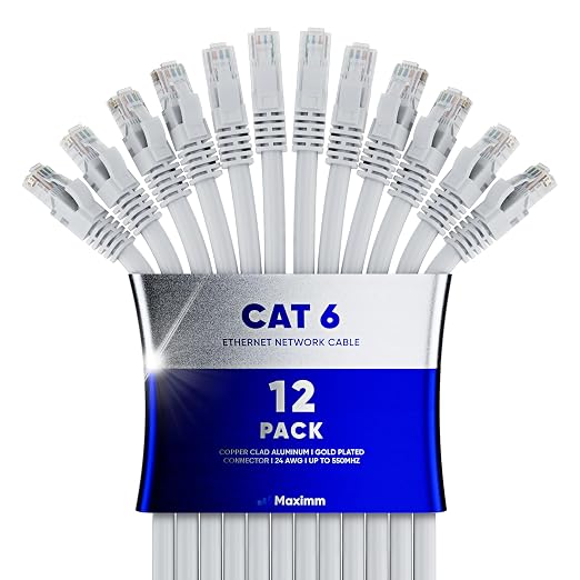 Maximm Cat 6 Ethernet Cable 50 ft by MaximmCable