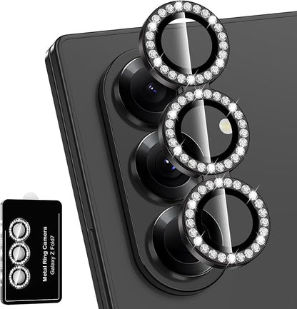 for Samsung Galaxy Z Fold 7 Camera Lens Protector, Individual Metal Ring by Btscase