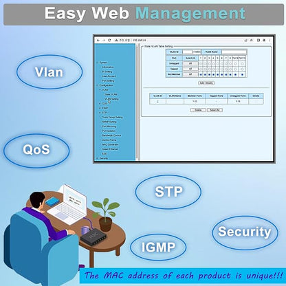 Industrial Managed 8 Port PoE Ethernet Switch - Image 2