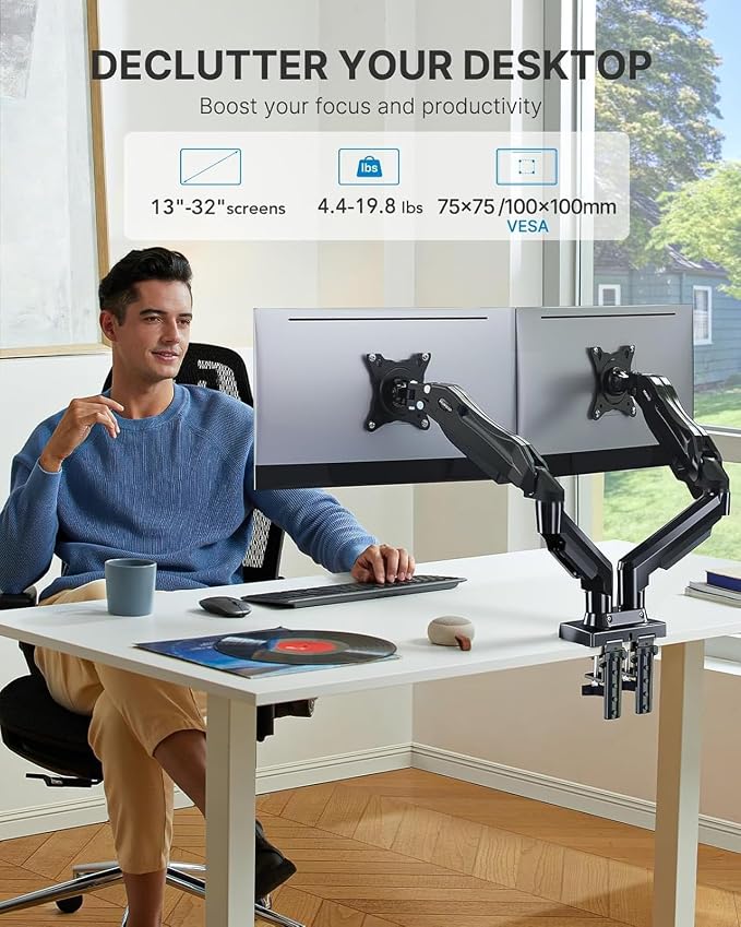 HUANUO Dual Monitor Stand - Image 2
