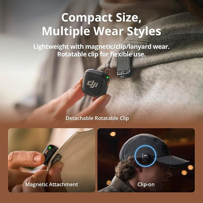 DJI Mic 3, Wireless Microphone for iPhone/Camera/Android, Ultralight, Adaptive - Image 4
