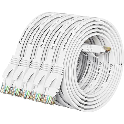 Cat 6 Ethernet Cable 3 ft Flat Internet Network Cables by CableGeeker