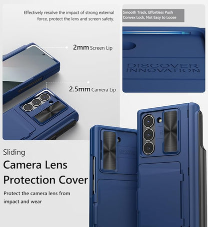 Vihibii for Samsung Galaxy Z Fold 6 Case Wallet - Image 4