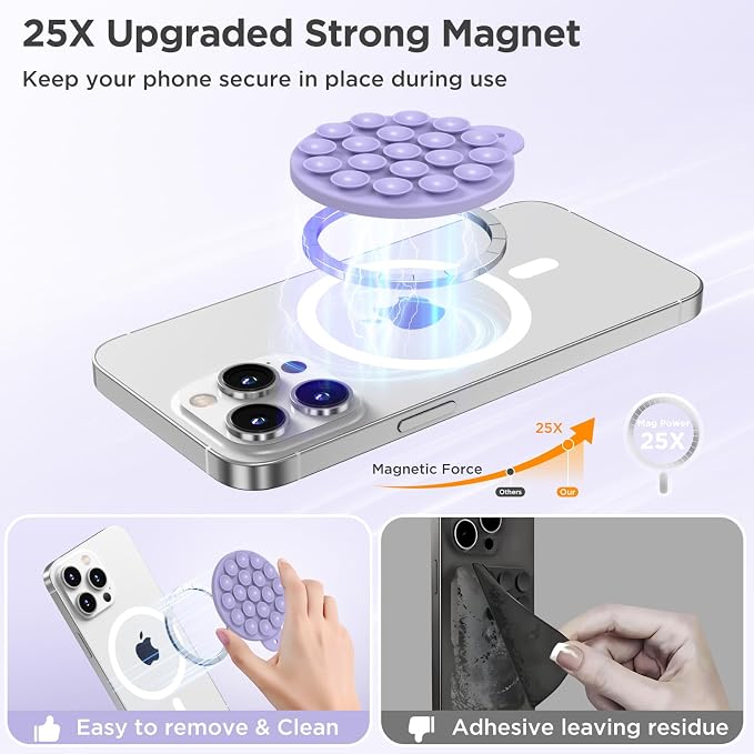 Magnetic Suction Cup Phone Mount - Image 5