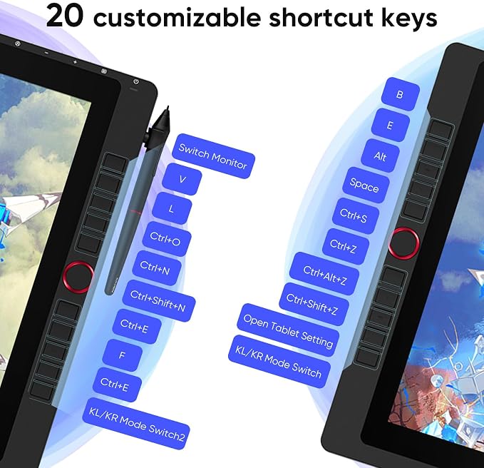 XPPen Artist 24 Pro 2.5K QHD Drawing Tablet - Image 3