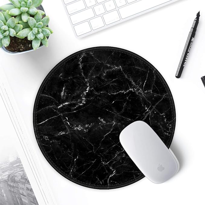 ITNRSIIET Round Mouse Pad with Stitched Edge Premium-Textured Waterproof - Image 7