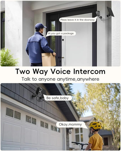 ZUMIMALL Solar Security Cameras Wireless Outdoor, Solar Camera Outdoor Wireless - Image 6