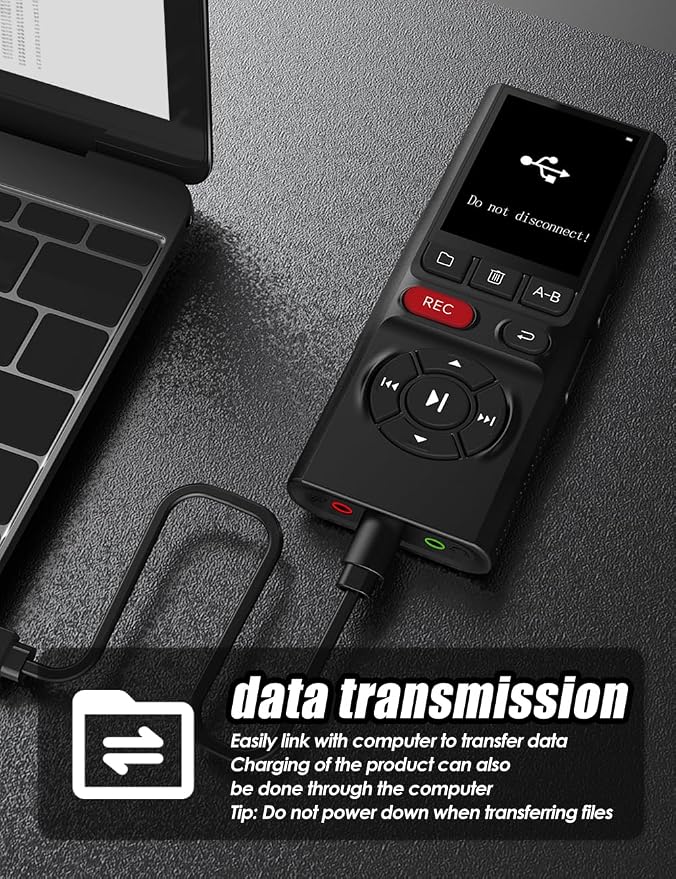 64GB Jaswill Digital Voice Recorder - Image 2