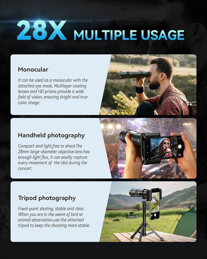High Power 28X HD Telephoto Lens - Image 4