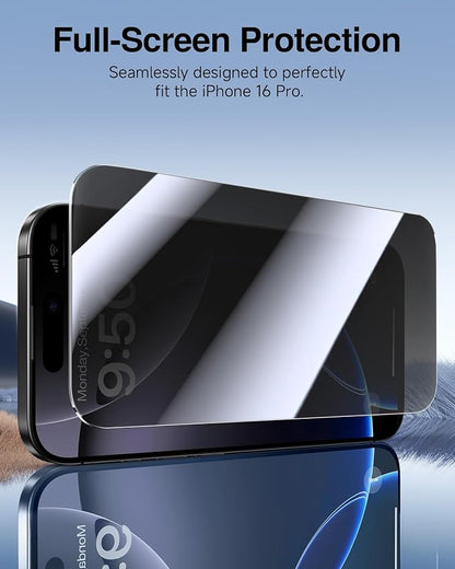 SMARTDEVIL 2 Pack for iPhone 16 Pro Max Privacy Screen Protector, Military - Image 7