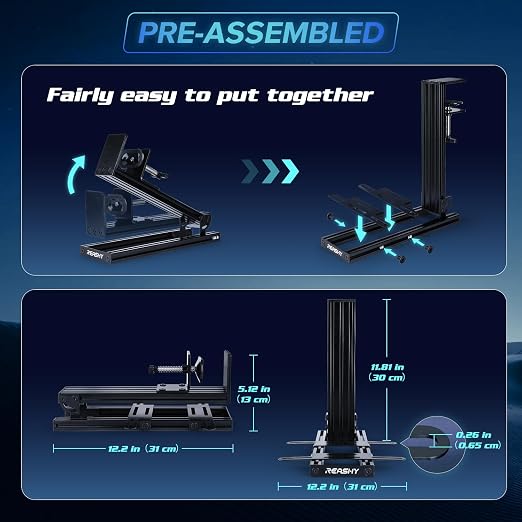 Hotas Mount, Joystick Mount, Aluminum Flight Stick Desk Mount - Image 5