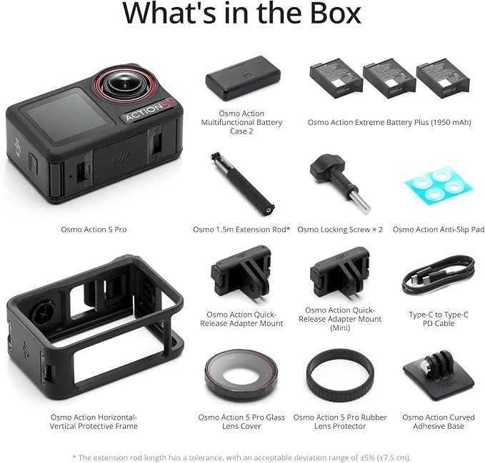 DJI Osmo Action 5 Pro Adventure Combo, Action Camera 4K - Image 5