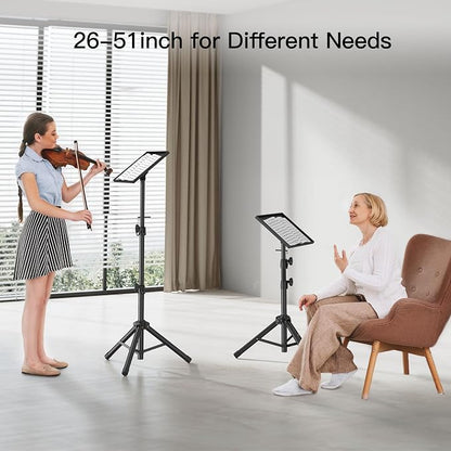 AMADA HOMEFURNISHING Height Adjustable Projector Tripod Stand - Image 6