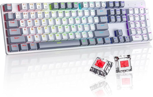 Wireless Mechanical Keyboard, Triple Mode 2.4G/USB-C/Bluetooth Gaming Keyboard by RisoPhy
