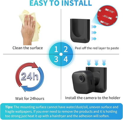 Blink Mini Camera Adhesive Wall Mount Bracket, Strong Adhesive Durable Camera - Image 4