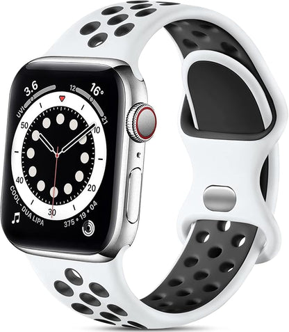 Lerobo Compatible with Apple Watch Band 44mm 45mm 42mm 46mm 49mm, Soft Silicone - Image 9