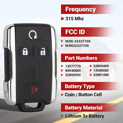Key Fob Replacement Compatible - Image 3