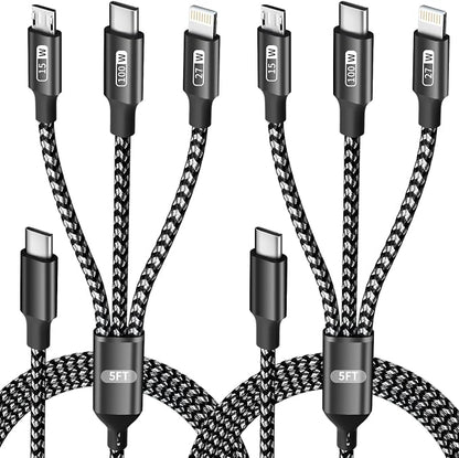 100W USB C Multi Charging Cable by MPATIBY