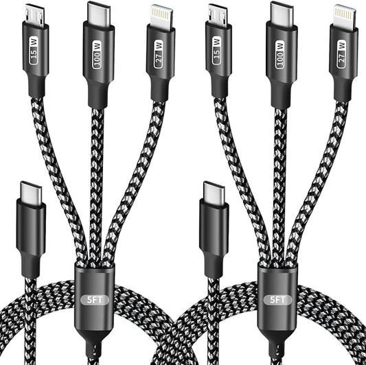 100W USB C Multi Charging Cable by MPATIBY