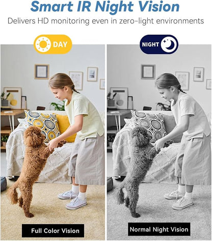1080P HD Wireless WiFi Indoor Camera Smoke Detector - Image 4