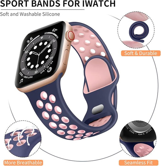 Lerobo Compatible for Apple Watch Series 9 Band 45mm SE 44mm 11 46mm Ultra 3 2 - Image 2