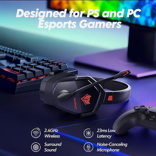 NUBWO G06 Dual Wireless Gaming Headset - Image 2