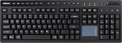 ADESSO Wireless Keyboard with Touchpad 104 Key Full Size USB Dongle Receiver - Image 3