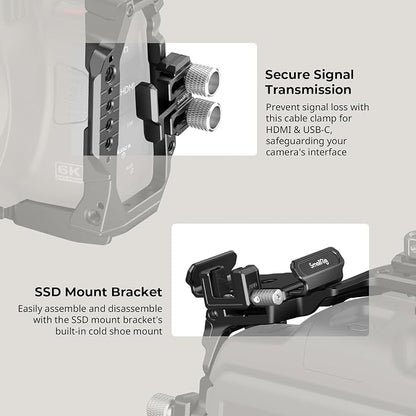SmallRig Camera Cage Basic Kit for Blackmagic Design Cinema Camera 6K, Full - Image 6