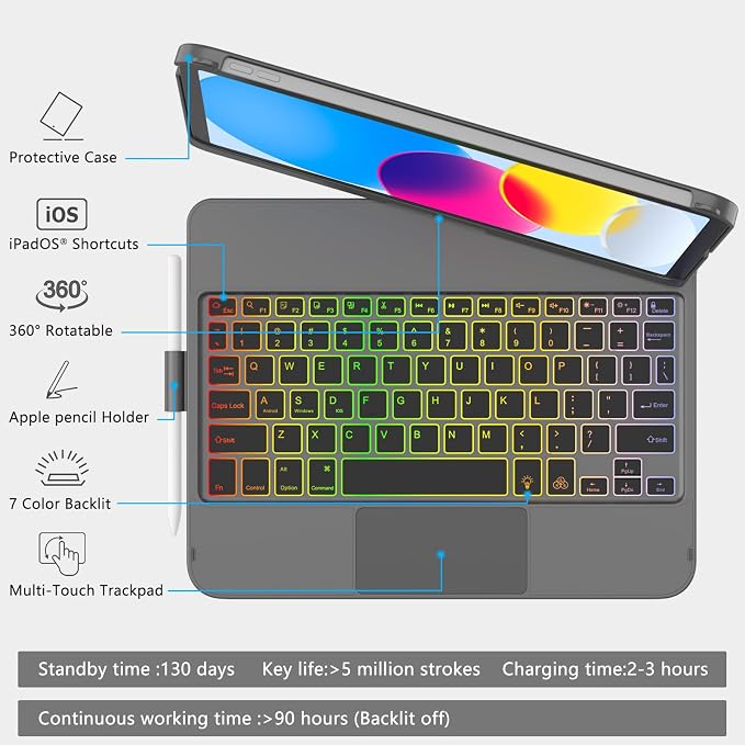for iPad A16 11th Generation/10th Generation Case - Image 6